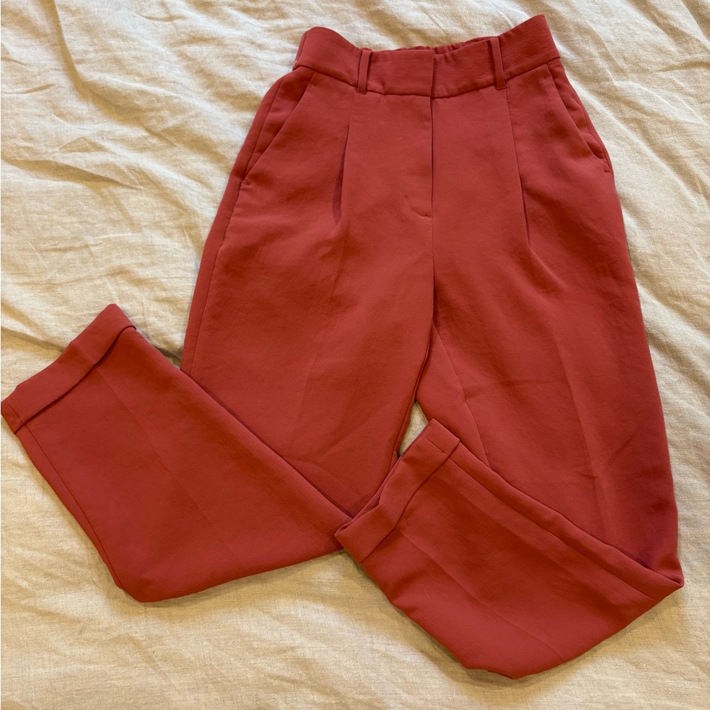 Aritzia Wilfred Dashwood Pant Size 0 Pink/Red